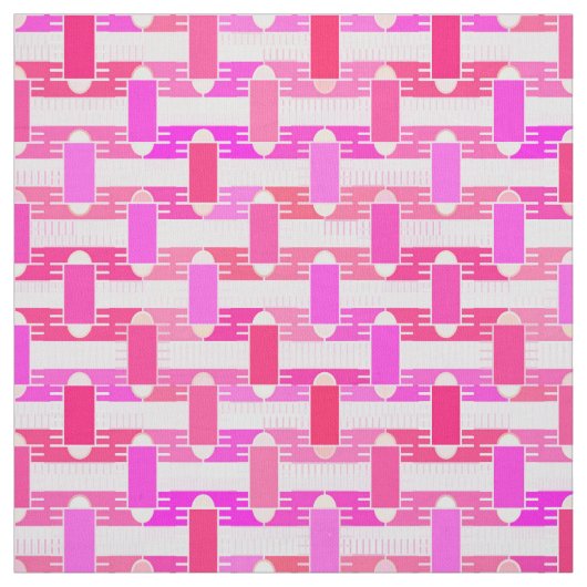 アールデコ工業用シック – ピンク，明るい赤紫色，蘭 ファブリック (見本)