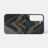 アールデコ幾何グリッター SAMSUNG GALAXYケース (裏面横)