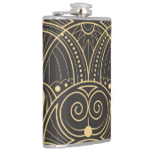 アールデコ幾何タイル贅沢。 フラスク (右)