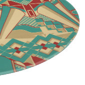 アールデコ幾何学的パターン カッティングボード (角)