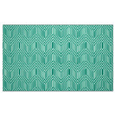 アールデコ幾何学的 – ターコイズとアクア ファブリック (ファットクウォーター)