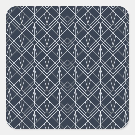 アールデコ幾何学 スクエアシール (正面)