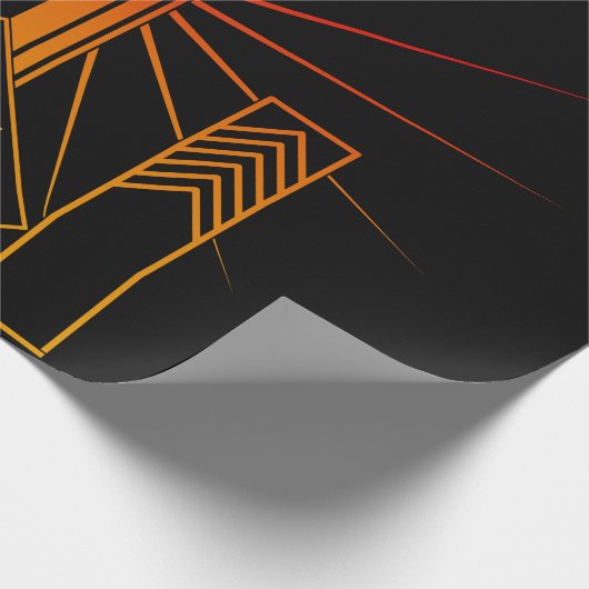 アールデコ建物 ラッピングペーパー (角)