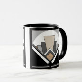 アールデコ式 マグカップ (正面右)