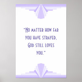 アールデコ引用文ポスター ポスター