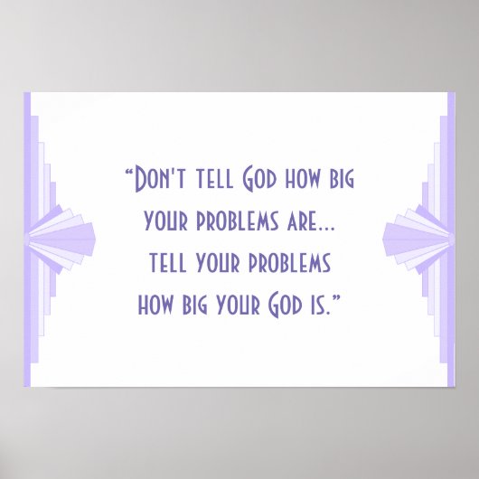 アールデコ引用文ポスター ポスター (正面)