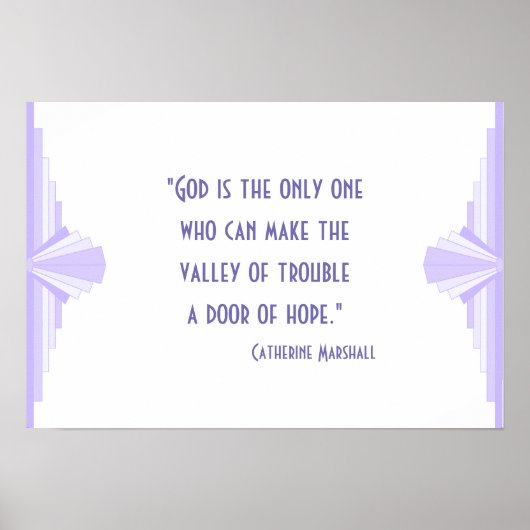 アールデコ引用文ポスター ポスター (正面)