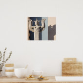 アールデコ彫刻テキサス州州フェア ポスター (キッチン)