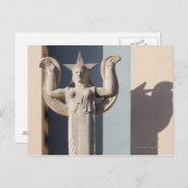 アールデコ彫刻テキサス州州フェア ポストカード (正面/裏面)