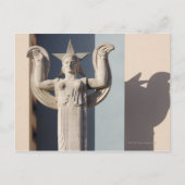 アールデコ彫刻テキサス州州フェア ポストカード (正面)