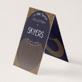 アールデコ折りカード (裏面)