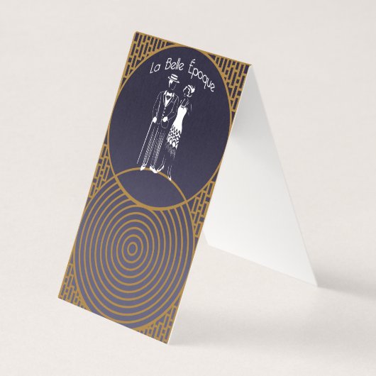 アールデコ折りカード (正面)