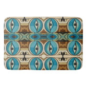 アールデコ抽象芸術アイパターン バスマット (正面)