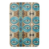 アールデコ抽象芸術アイパターン バスマット (正面縦)