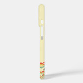 アールデコ抽象芸術ガーリー、あなたの名前とモノグラム Case-Mate iPhoneケース (裏面 / 左)