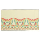 アールデコ抽象芸術ヴィンテージピラミッド 枕カバー (正面右)