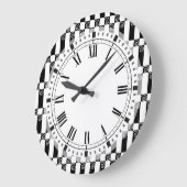 アールデコ抽象芸術/ウィーン分離幾何学 ラージ壁時計 (傾斜)