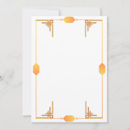 アールデコ招待状 招待状