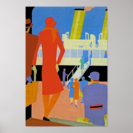 アールデコ搭乗 ポスター (正面)