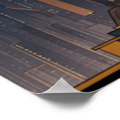 アールデコ新しいスタイルCityscapeポスター ポスター (角)