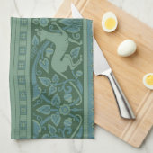 アールデコ新しいドッグ自然動物パターン キッチンタオル (四つ折り)