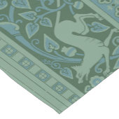 アールデコ新しいドッグ自然動物パターン ショートテーブルランナー (コーナー)