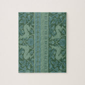 アールデコ新しいドッグ自然動物パターン ジグソーパズル (縦)