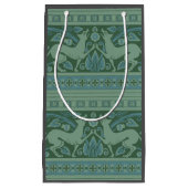 アールデコ新しいドッグ自然動物パターン スモールペーパーバッグ (正面)