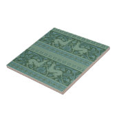 アールデコ新しいドッグ自然動物パターン タイル (側面)