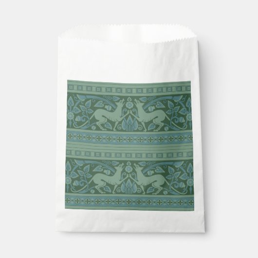 アールデコ新しいドッグ自然動物パターン フェイバーバッグ (正面)