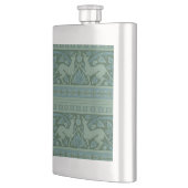 アールデコ新しいドッグ自然動物パターン フラスク (左)