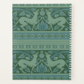 アールデコ新しいドッグ自然動物パターン プランナー手帳 (裏面)