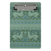 アールデコ新しいドッグ自然動物パターン ミニクリップボード (正面)