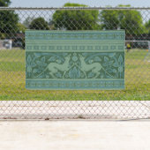 アールデコ新しいドッグ自然動物パターン 横断幕 (インサイチュ)