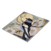 アールデコ新しいバードオン分岐ミュートフローラ タイル (側面)