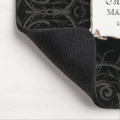 アールデコ新しいレースn金ゴールドルックパーソナライズされた マウスパッド (コーナー)