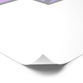 アールデコ日が差すことパターンインパステル ポスター (コーナー)