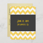 アールデコ日付ポストカードの保存 案内ポストカード (正面/裏面)