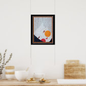 アールデコ日本のシアターマスクプリントca. 1928 ポスター (キッチン)