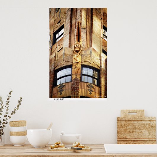 アールデコ日没 ポスター (キッチン)