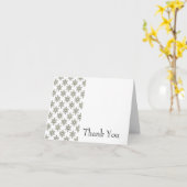 アールデコ星サンキューカード カード (黄色い花)