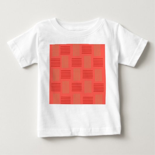 アールデコ春/夏ウィーブ ベビーTシャツ (正面)