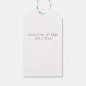 アールデコ有難ラベル/歓迎バッグ ギフトタグ (裏面)