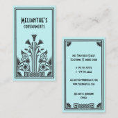 アールデコ枠名刺 名刺 (正面/裏面)