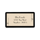 アールデコ枠 ラベル (正面)