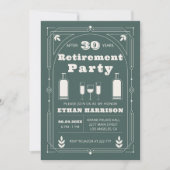 アールデコ枠 招待状 (正面)