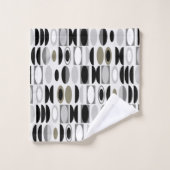 アールデコ楕円 バスタオルセット (ウォッシュタオル)