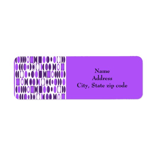 アールデコ楕円 ラベル (正面)