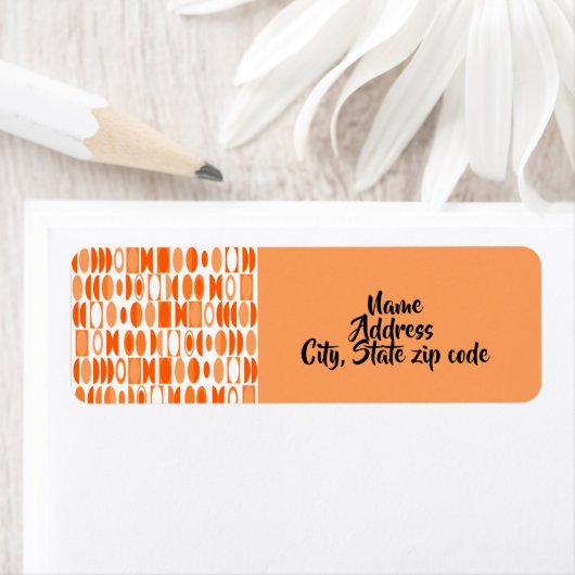 アールデコ楕円 ラベル (インサイチュ)