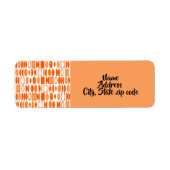 アールデコ楕円 ラベル (正面)